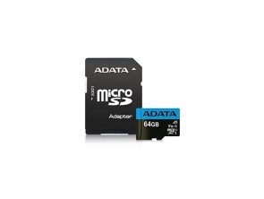 ADATA 64GB MicroSDXC UHS-I 100/25MB/s + adapter
